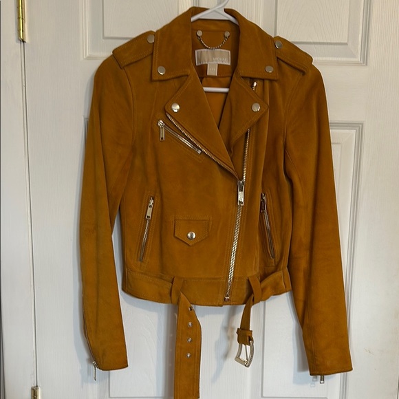 Michael Kors Marigold Suede Jacket - Picture 1 of 4